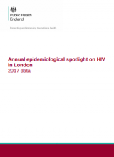 Annual epidemiological spotlight on HIV in London: 2017 data